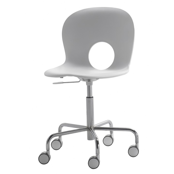 Olivia - Swivel chair on castors with gas lift adjustable height