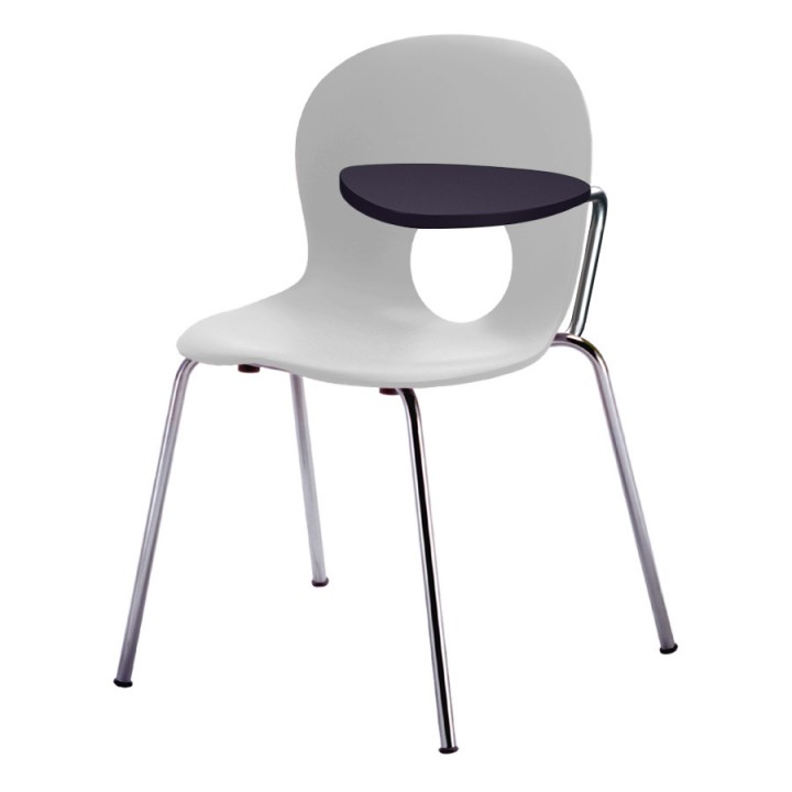 Olivia - Chair with left writing tablet, antipanic hinge