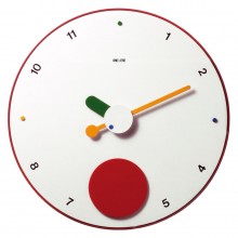Contrattempo - White - Pendulum wall clock